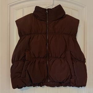 H&M Brown Jacket Vest